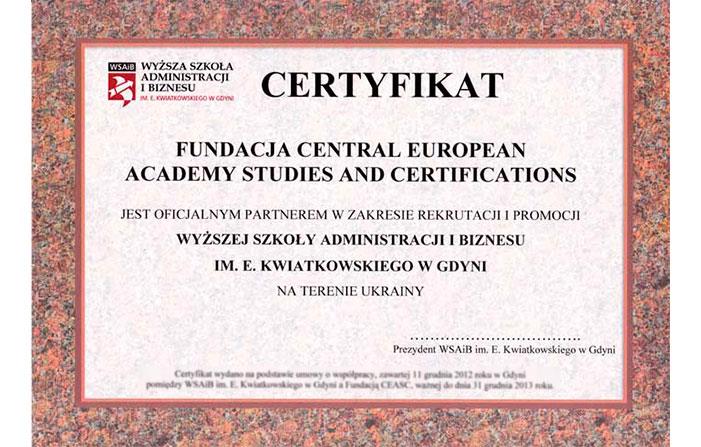 Сертифікати на нагороди проекту "Освіта без кордонів"